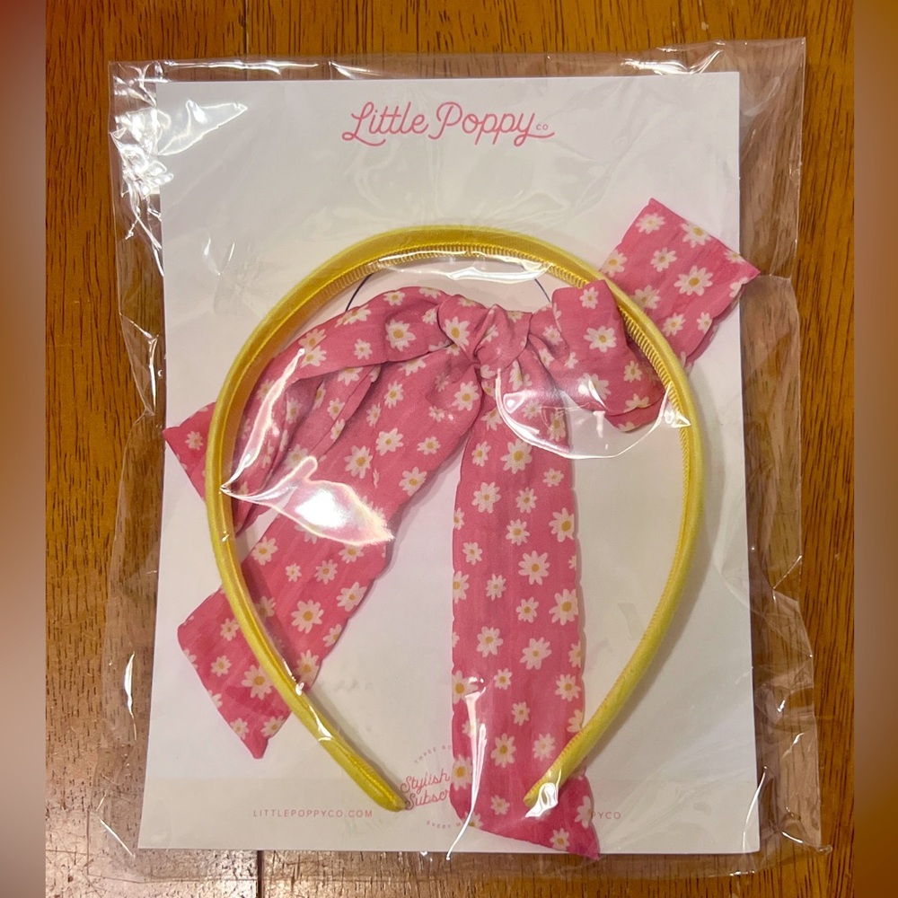 Little Poppy Co. Bow Scrunchie and Headband
